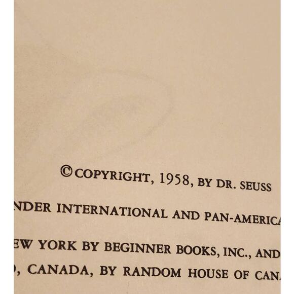 1958 Dr Seuss The Cat In The Hat Comes Back B-2 And 1968 The Best Nest B-51 - Picture 14 of 16